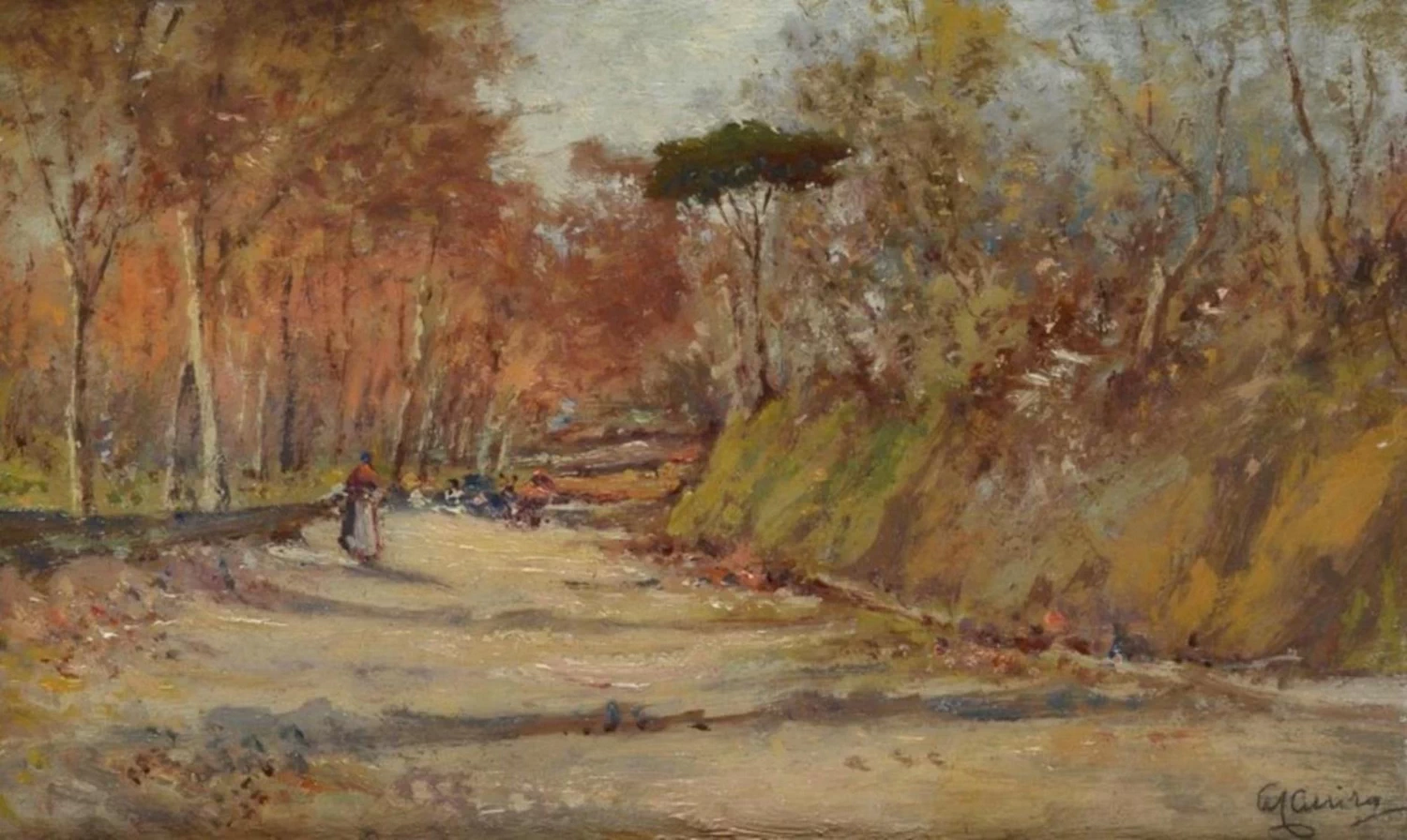 Paesaggio con figure